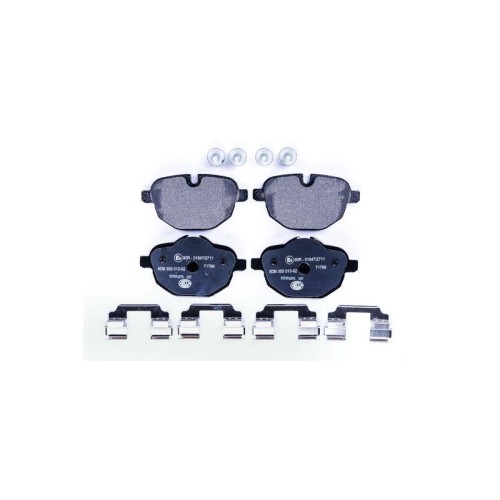 Kit de plaquettes de frein Hella anti-sifflement pour corriger le frein à disque Bmw usé