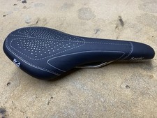 Sette Sonic Bicycle Saddle Black Synthetic CrN/Ti Rails Universal Unisex