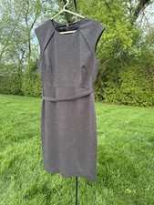Tahari Belted Sheath Dress, Dark Great Size 6