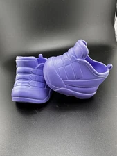 Cabbage Patch Kids Doll Vtg Purple Designer Line Transitional Rubber Shoes