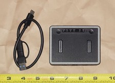 M.2 Duplicator/Cloner: Dual-Bay Offline USB C to NVMe SATA Dock Station, Black