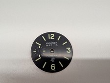 Panerai Luminor Marina Dial 34mm Black Sausage Lume Watch Part 