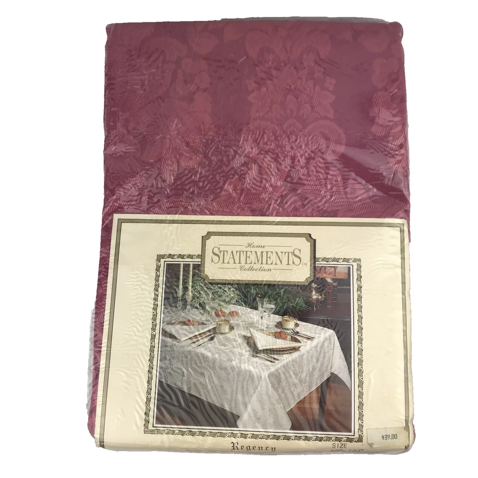 NEU Home Statements Collection Regency Tischdecke 60x104 länglich Rose Jaquard