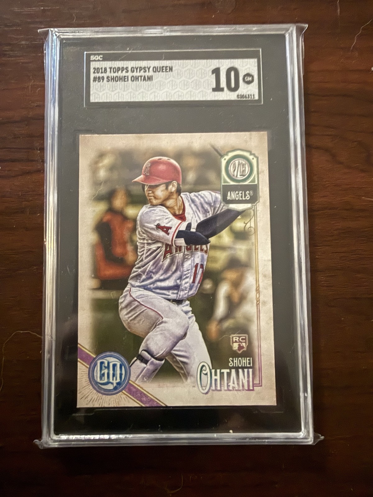 2018 Topps Gypsy Queen #89 Shohei Ohtani RC, SGC 10, ROY, 4-MVP, 50-50, Gem Mint