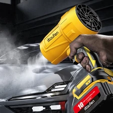 Electric Cordless Leaf Blower 36000RPM Handheld Leaf Blower 2X Battery Charger