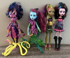 Lotto Bambole Monster High Posea Reef Kala Mer’ri Rebecca Steam Clawvenus Freaky 2014