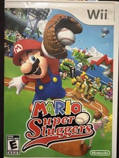 Mario Super Sluggers (Nintendo Wii, 2008) w/ Inserts Tested Working