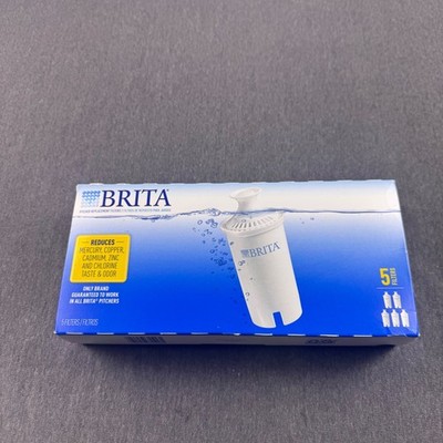 Brita Standard Water Filter Replacement for Pitchers and Dispensers 5 Count Pack