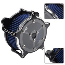 Blue Clarity Air Cleaner Intake Filter For Harley Dyna FXR 93-17 Touring Softail