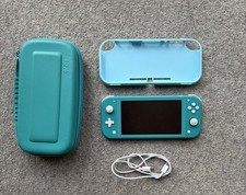 Nintendo Switch Lite 32GB, Turquoise Blue, Handheld Gaming System with Charger