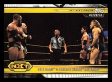 2019 Topps WWE NXT #11 Pete Dunne & Roderick Strong def. SAnitY