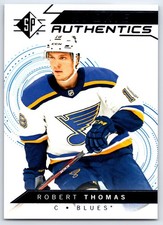 2018-19 UD SP Hockey - ROBERT THOMAS Rookie Authentics #137 Card. rookie card picture