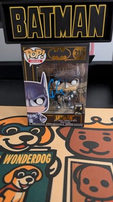 George Clooney Signed Batman 1997 Funko Pop! 314 Autogramm Beckett Marvel DC