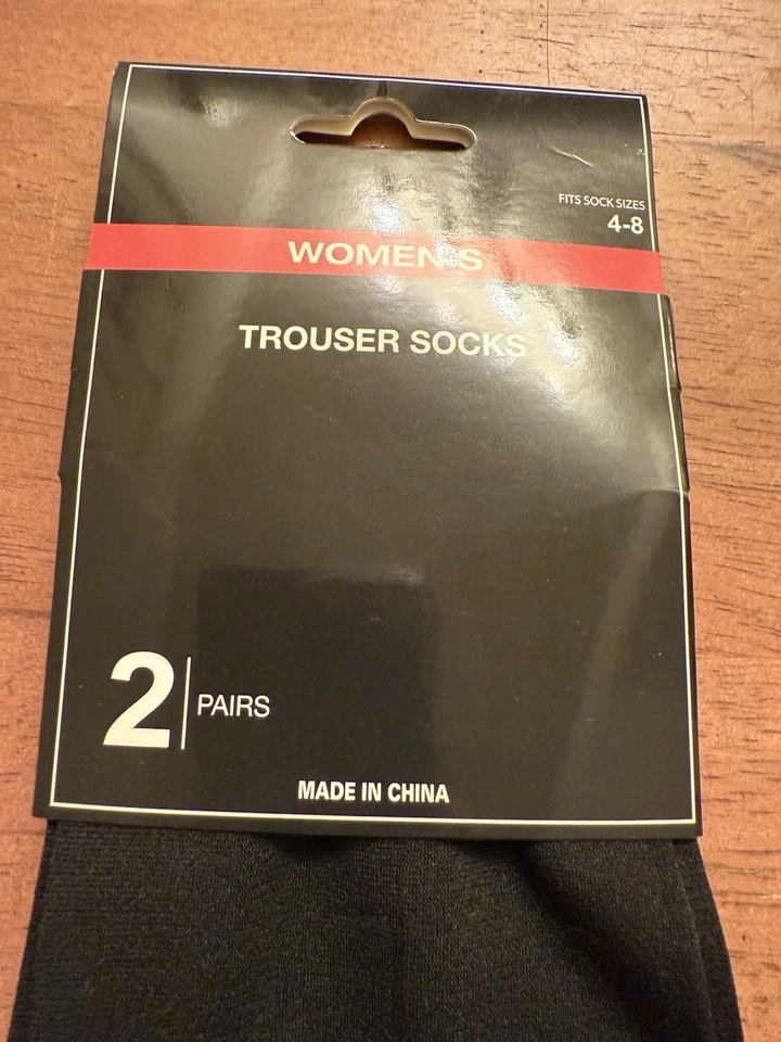 裤袜 Greenbrier 尺寸 4-8 黑色 2 包 职业工作袜 — 第 2/3 张图片