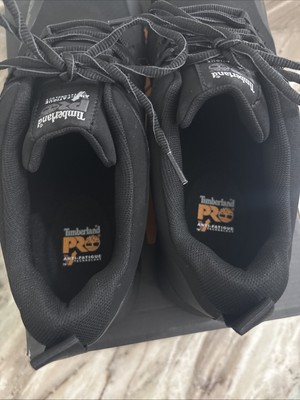 Timberland PRO Radius Mens Sz 9.5 W Safety Comp Toe Non Slip  display picture 2