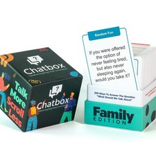 200 Conversation Starter Cards - Family Games for Kids and Adults - Fun Trave...