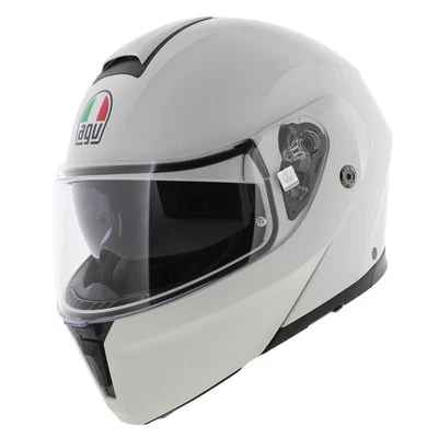 Casque moto AGV Streetmodular Mono Materia blanc mat - Photo 1/4