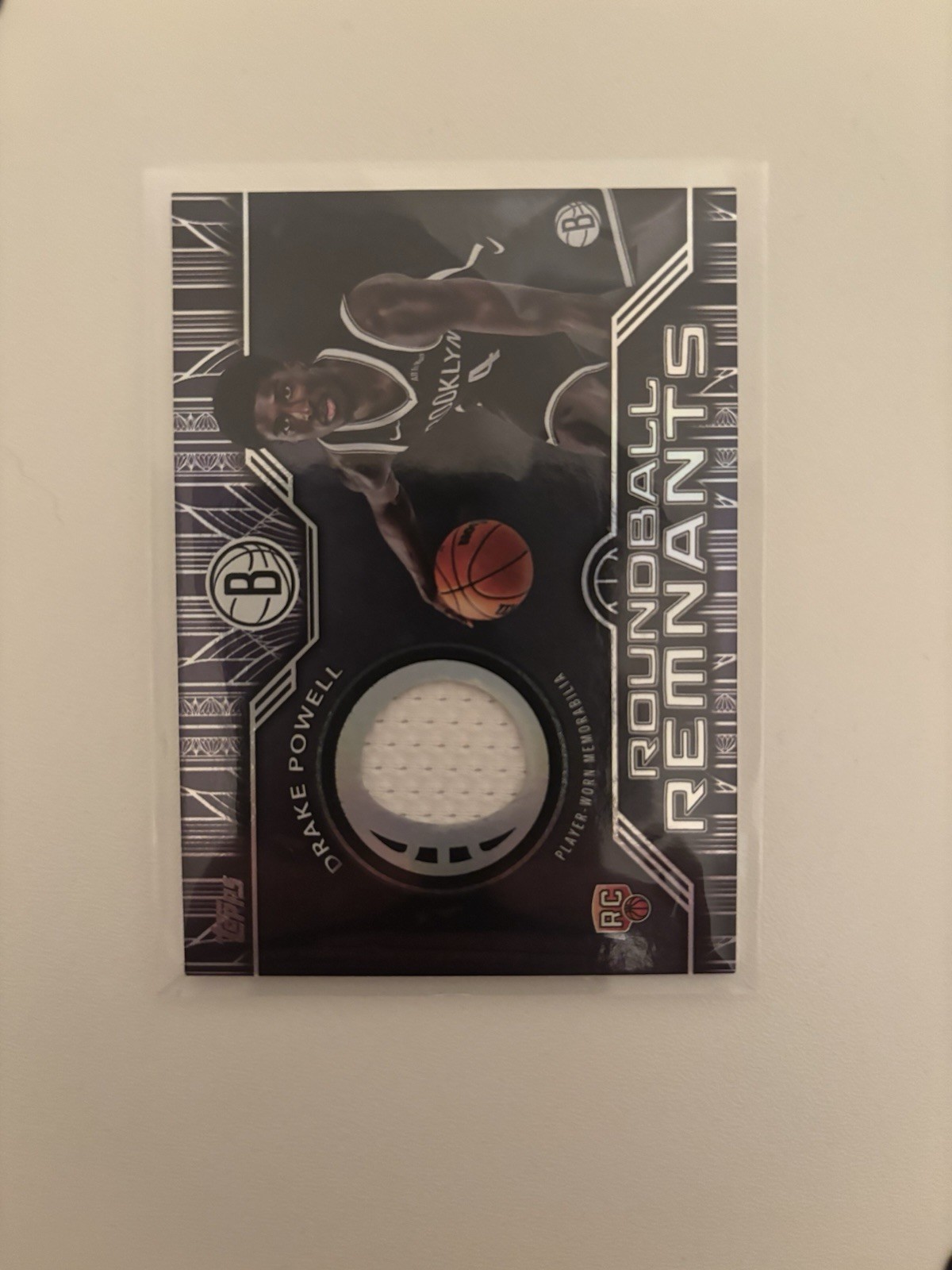 2025-26 Topps Drake Powell Roundball Remnants Rookie Jersey MINT 🔥🏀🔥 Nets