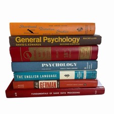 Lot Of 7 1960s 1970s College Textbooks - Shor...