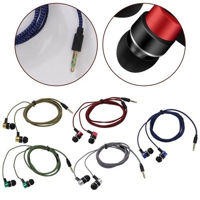 Wired Headphones 2 Basic Box 3.5mm In-Ear Stereo Earbuds Mobile Headphones