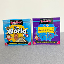 BRAINBOX Spielepaket THE WORLD & ROALD DAHL Level 4 Lernkarten - sehr guter Zustand 🧠