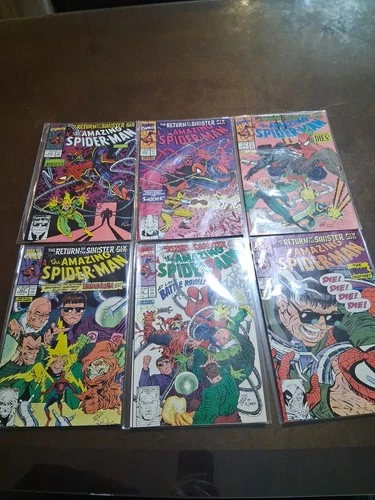 Amazing Spider-Man Return Of The Sinister Six  334-339 Comic Full Run 1990 NM