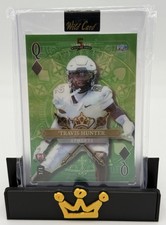 Shedeur Sanders Travis Hunter 1/1 Wild Card 5 Draw Green PRC
