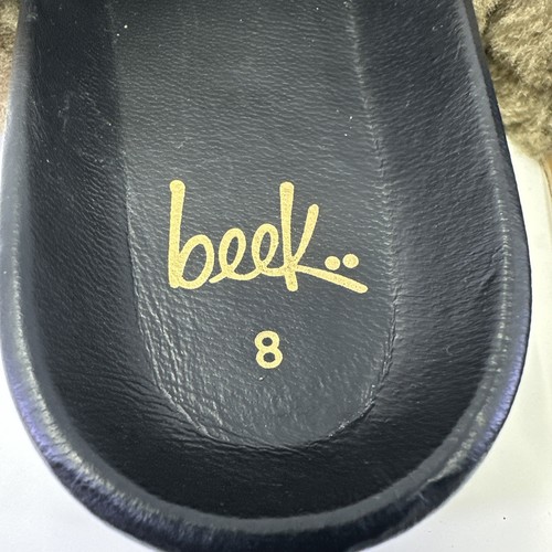 Beek Baza Lammfell Pantolette Sandale bonze/schwarz Gr. 8 weich bequem top - Bild 19 von 19