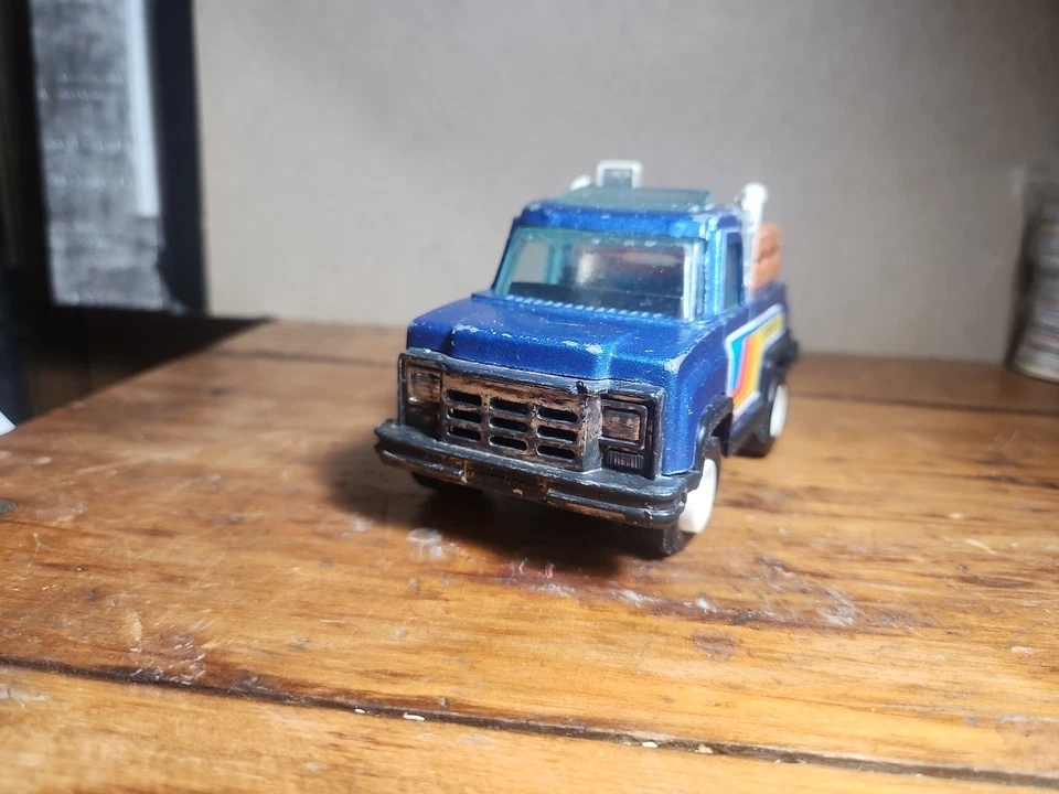 1978 Vintage HTF Tootsie Toy Blazer Pick Up Truck Strombecker USA Blue - Image 4 of 4