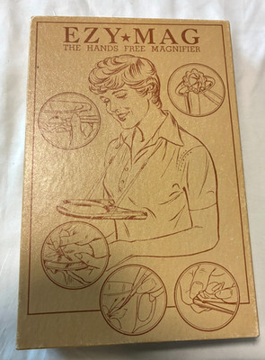 Vintage EZY MAG Hands Free Magnifying Glass Vision Adjustable Donegan Optical Co
