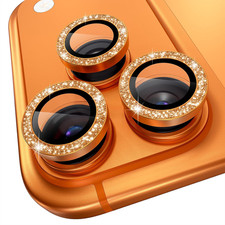 Compatible for Iphone 17 Pro/Iphone 17 Pro Max Camera Lens Protector, Glitter Bl
