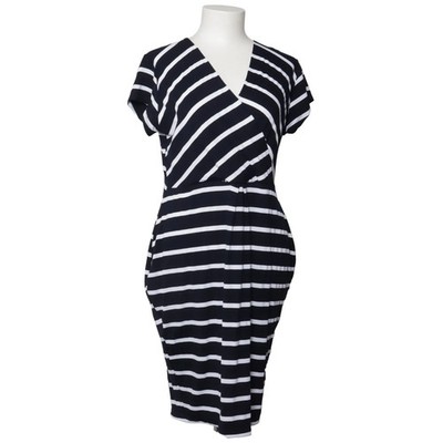 Evaroza, Kleid, Größe: 40, Blau/Weiß, Streifen, Damen #eSJ
