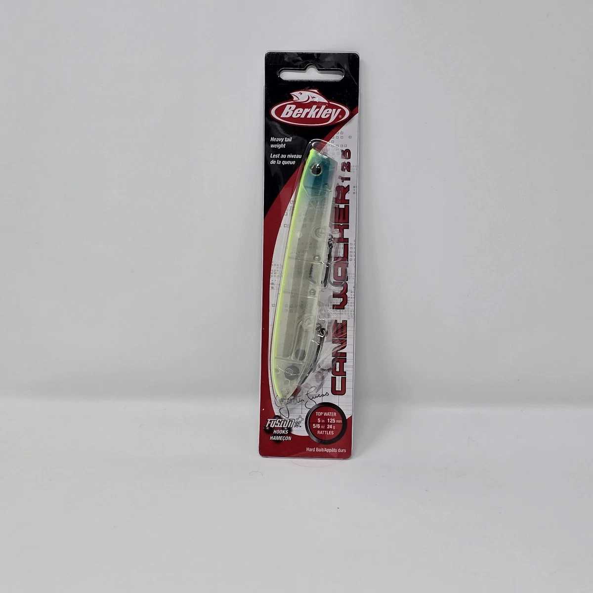 Leurre Topwater Berkley J-Walker 100 - 4 Pouces, 1/2 Oz, Couleur Grenouille - Neuf