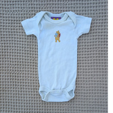 Vintage Disney Winnie The Pooh White One Piece 3 Months