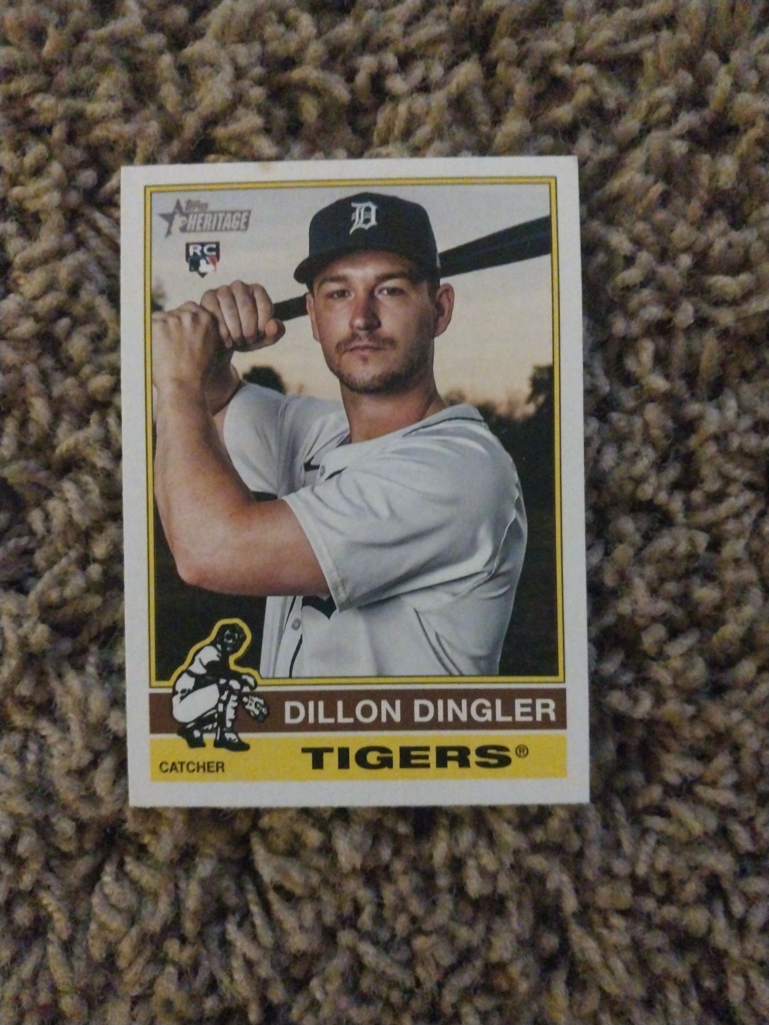 2025 Topps Heritage - Dillon Dingler #130 (RC)