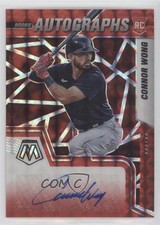 2022 Panini Mosaic Rookie Auto Choice Fusion Prizm Connor Wong #RAM-CW Auto 4z8