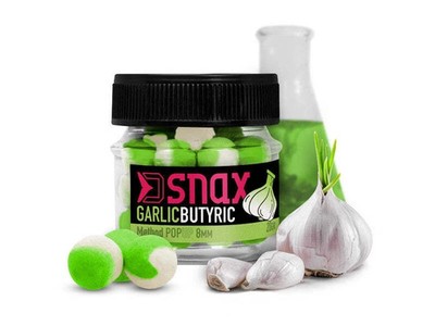 D Snax Pop Köder Knoblauch Butyric 10mm Method Feeder Karpfen Friedfisch Boilie