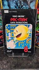 Vintage 1981 PAC-MAN Atari 2600 System SEARS Tele-Games Instruction Booklet ONLY
