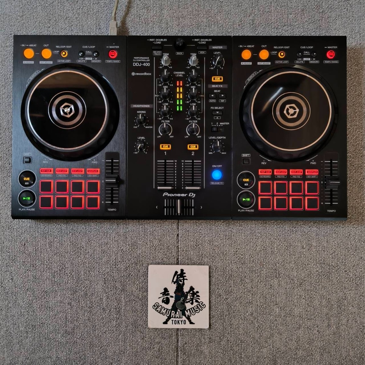 DDJ400 +解説本 Pioneer DJ DDJ-400 DDJ400-N 2-Channel 2ch DJ Controller W