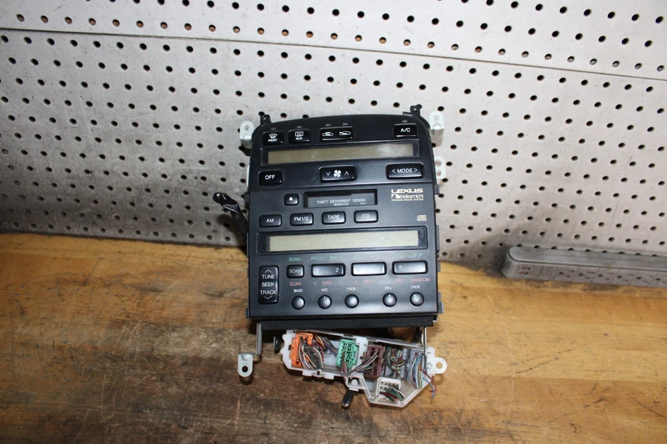 ☑️1999 LEXUS SC300 SC400 OEM FRONTAL AC TEMPERATURA CLIMATIZADOR estéreo Foto 2 de 4