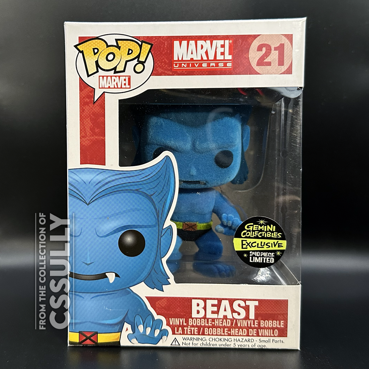 Funko Pop! Marvel BEAST (Flocked) 21 - Gemini Exclusive - LE 240