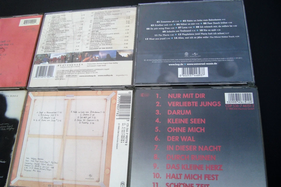 6CD-Alben Sammlung DEUTSCHROCK: Peter Maffay Niedecken Bap Purple Schulz City - Bild 4 von 4