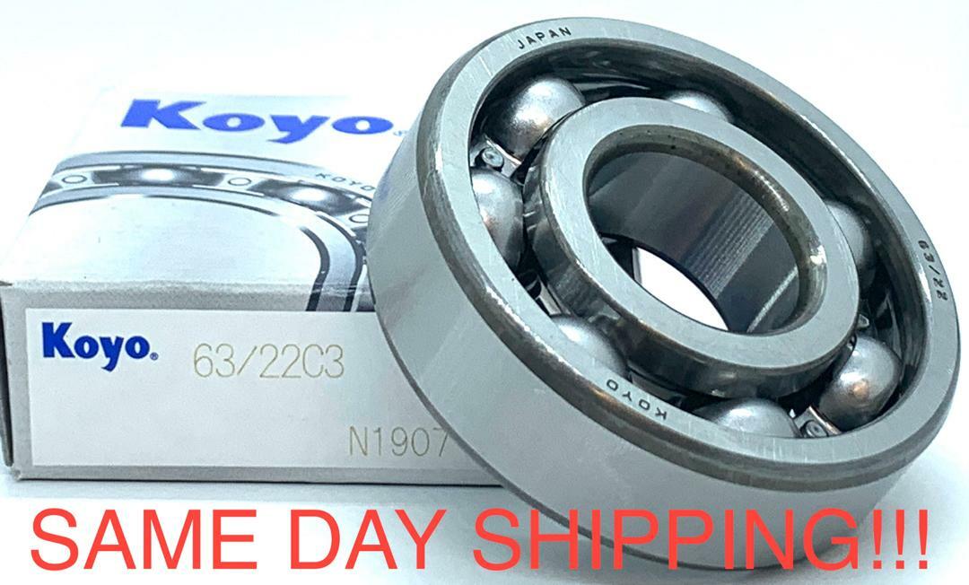 63/22 SH2-9TC4 KOYO Bearing 22x56x16 Open Ball Bearings