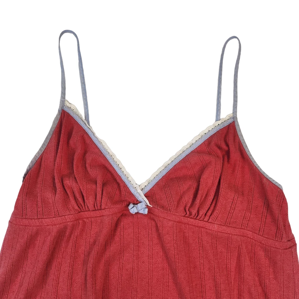 Tommy Hilfiger Conjunto de Pijama Mujer Pequeño Coral Rosa Blanco Floral Camiseta sin Mangas y Pantalones Cortos Foto 4 de 4