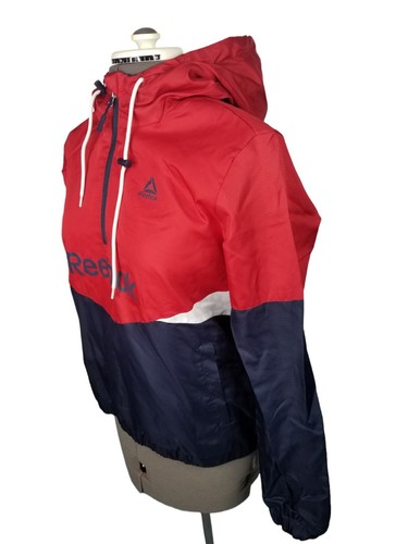 Reebok windbreaker Women's Jacket Size L, pit to pit 23 in, Multicolor NWT - Picture 14 of 15