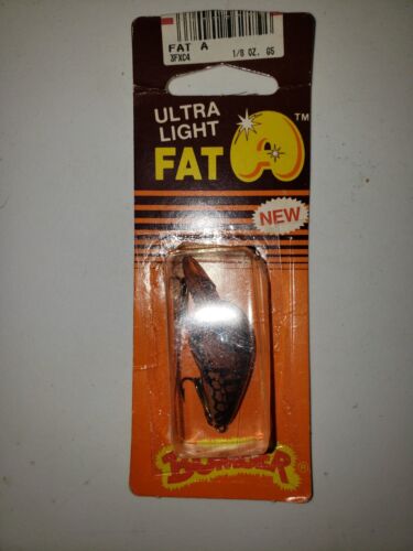 Vintage BOMBER Model Fat A 3FXC4 1 1/4" Ultralight Crankbait lure NOS - Picture 1 of 1