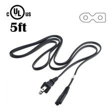 PwrON 5ft UL AC Power Cord Cable Lead for Sony CFD-ZW160 CFDZW160 CFS204 CFS-210