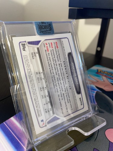 BASEBALL | JONATHAN GRAY AUTO 83/99 BDPP26 | TOPPS ARCHIVES SIGNATURE SERIES - Picture 2 of 2