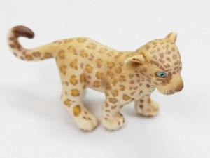 Rare Schleich JAGUAR CUB Leopard Spotted Cat Animal Figure Toy Collectible