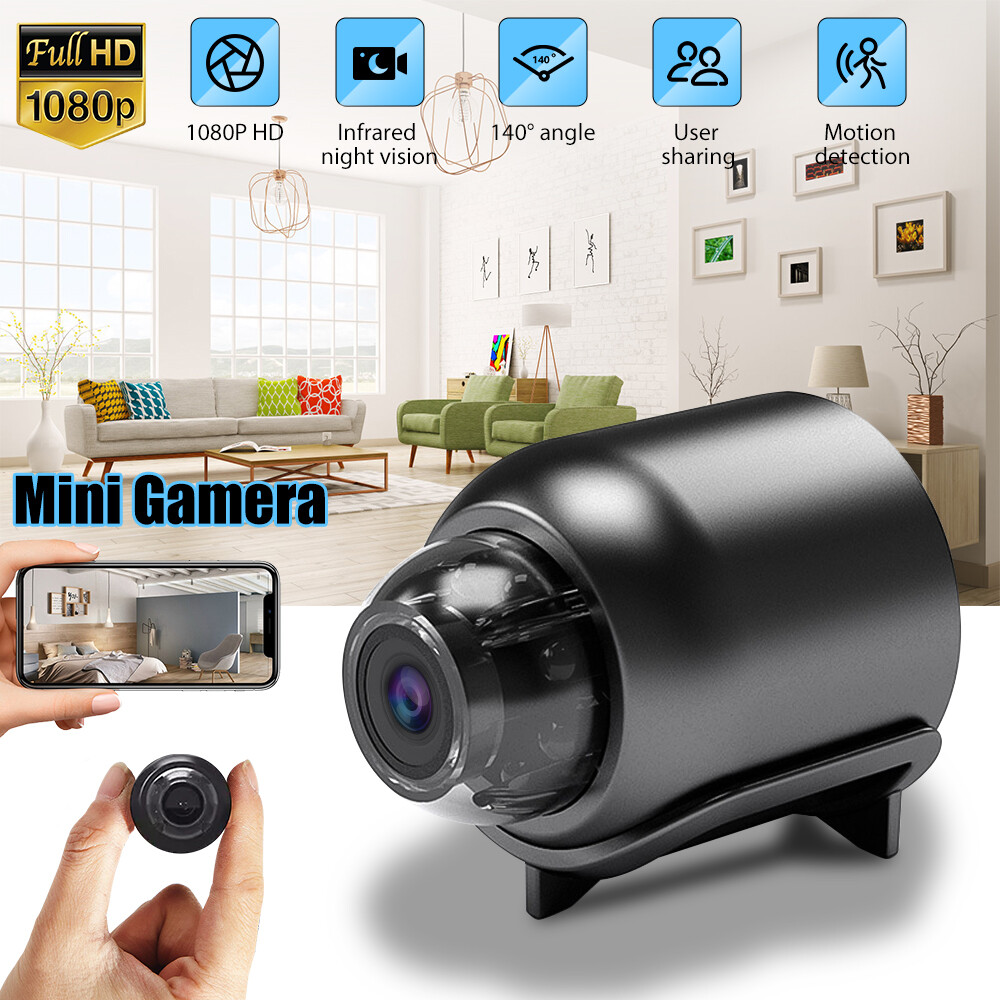 Mini Camara Oculta De Seguridad Espia WiFi 1080P Inalambrica Con Audio y  Video